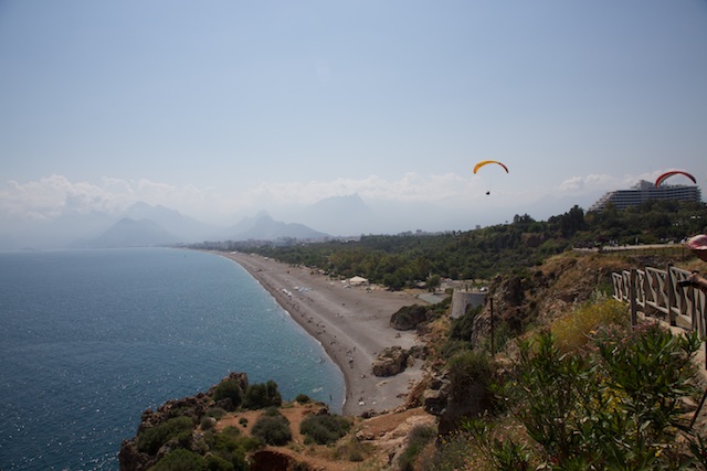 The Antalya coastline